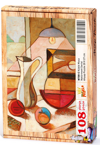 Kübik Masa Ahşap Puzzle 108 Parça (NT08-C)