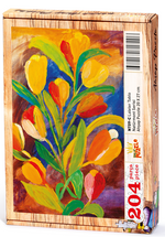 Laleler Tablo Ahşap Puzzle 204 Parça (NT09-CC)