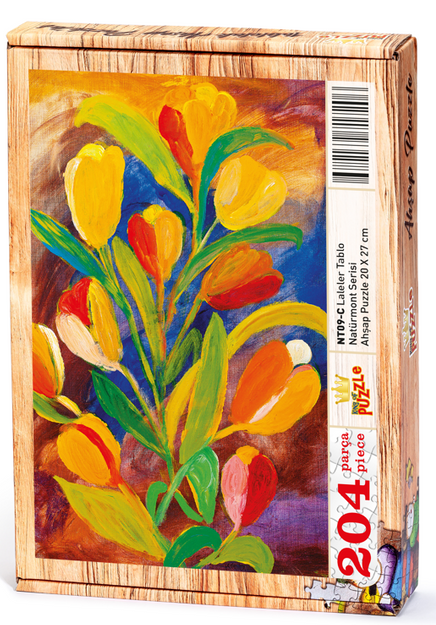 Laleler Tablo Ahşap Puzzle 204 Parça (NT09-CC)