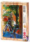 Mavi Bisiklet - Fransa Ahşap Puzzle 108 Parça (SK06-C)