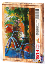 Mavi Bisiklet - Fransa Ahşap Puzzle 204 Parça (SK06-CC)