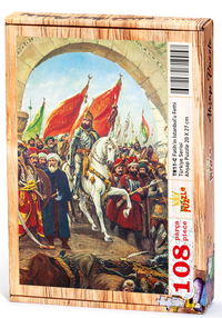 Fatih'in İstanbul'u Fethi Ahşap Puzzle 108 Parça (TR11-C)