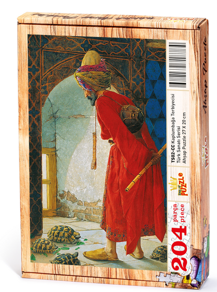 Kaplumbağa Terbiyecisi Ahşap Puzzle 204 Parça (TS02-CC)