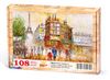 Paris Caddeleri - Fransa Ahşap Puzzle 108 Parça (SK03-C)