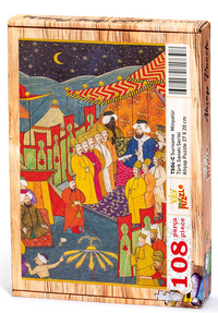 Surname - Minyatür Ahşap Puzzle 108 Parça (TS04-C)