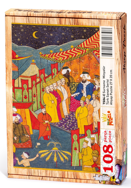 Surname - Minyatür Ahşap Puzzle 108 Parça (TS04-C)