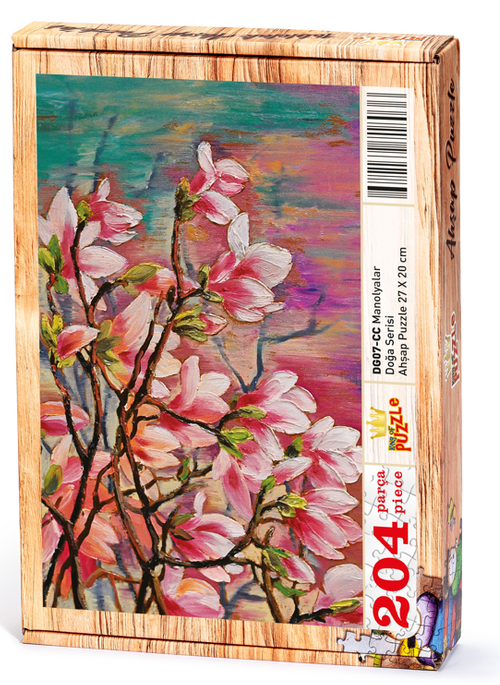 Manolyalar Ahşap Puzzle 204 Parça (DG07-CC)