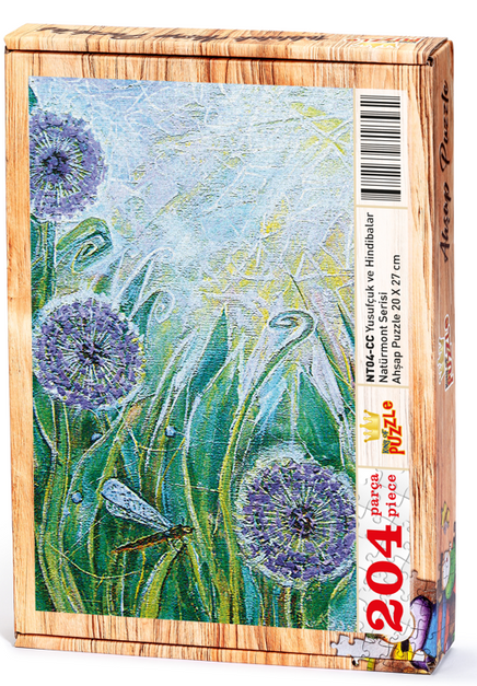 Yusufçuk ve Hindibalar Ahşap Puzzle 204 Parça (NT04-CC)