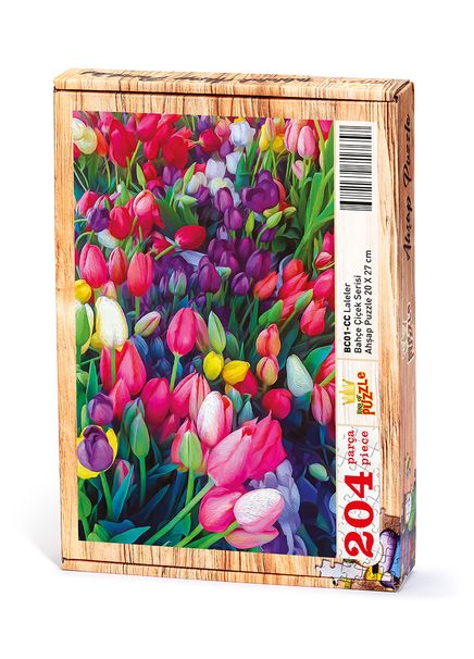 Laleler Ahşap Puzzle 204 Parça (BC01-CC)