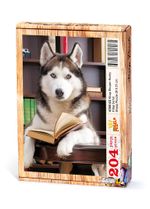 Kitap Okuyan Husky Ahşap Puzzle 204 Parça (KT05-CC)