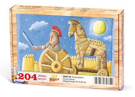 Truva Askeri Ahşap Puzzle 204 Adet (CK07-CC)