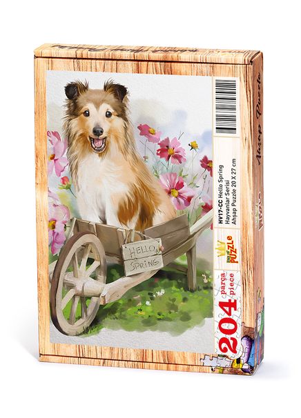 Hello Spring Ahşap Puzzle 204 Parça (HV17-CC)