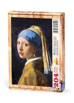 İnci Küpeli Kız /Johannes Vermeer Ahşap Puzzle 204 Parça (KR01-CC)