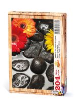 Zen Taşları ve Çiçekler Ahşap Puzzle 204 Parça (BC03-CC)