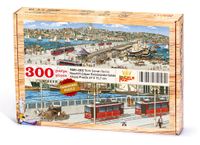 Nasuhi Hasan Çolpan - Eminönünden Galata  Ahşap Puzzle 300 Parça (TS01-CCC)