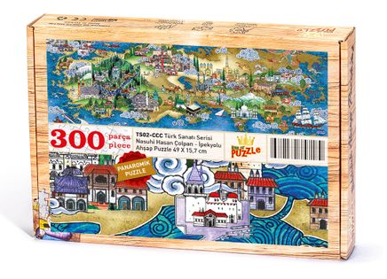 Nasuhi Hasan Çolpan - İpekyolu Ahşap Puzzle 300 Parça (TS02-CCC)
