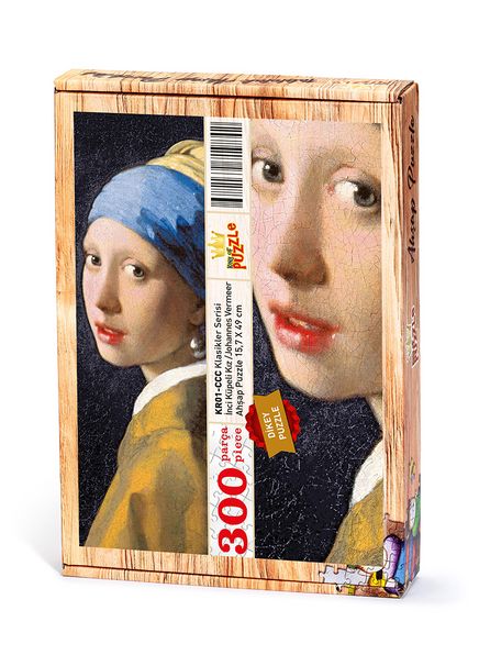 İnci Küpeli Kız /Johannes Vermeer	Ahşap Puzzle 300 Parça (KR01-CCC)