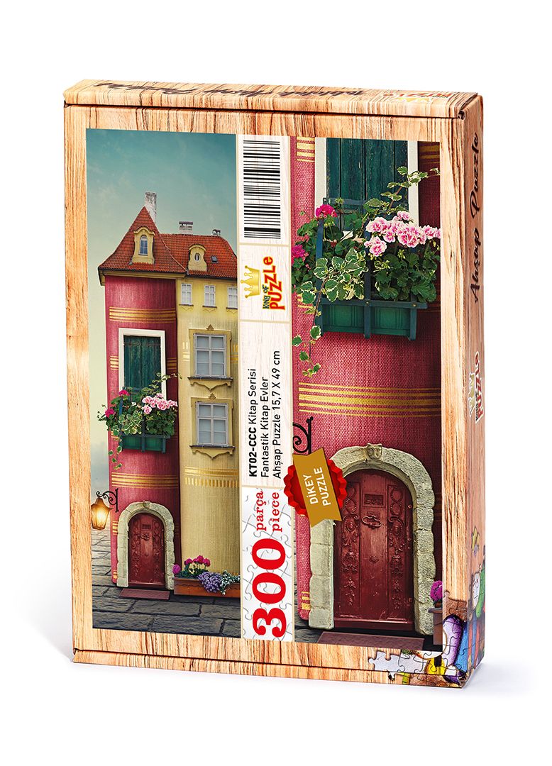 Fantastik Kitap Evler Ahşap Puzzle 300 Parça (KT02-CCC) - Fiyatı