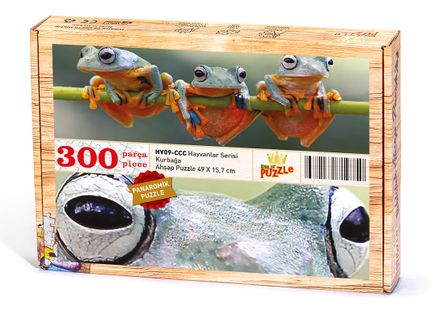 Kurbağa Ahşap Puzzle 300 Parça (HV09-CCC)
