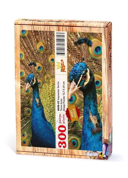Tavus Kuşu Ahşap Puzzle 300 Parça (HV08-CCC)