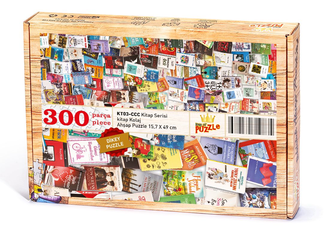 Kitap Kolaj Ahşap Puzzle 300 Parça (KT03-CCC) - Fiyatı, Yorumları
