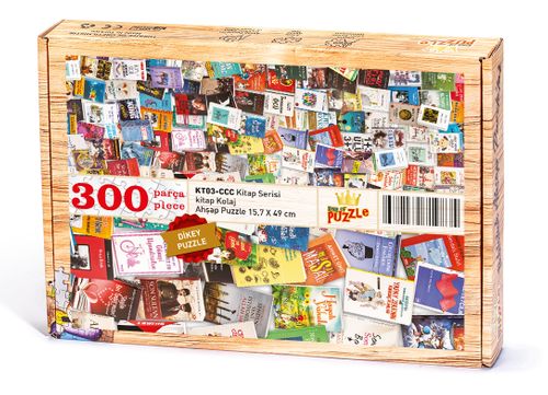Kitap Kolaj Ahşap Puzzle 300 Parça (KT03-CCC)