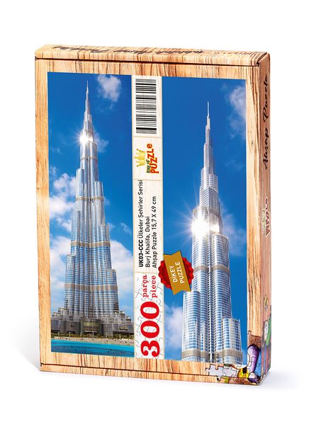 Burj Khalifa Dubai Ahşap Puzzle 300 Parça (UK03-CCC)