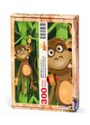 Bambu Ormanında Maymun Ahşap Puzzle 300 Parça (CK02-CCC)