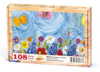 Kelebekler ve Bahar Ahşap Puzzle 108 Parça (HV23-C)