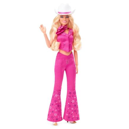Barbie Movie - Barbie Pembe Kovboy Kıyafetli Bebek (HPK00)