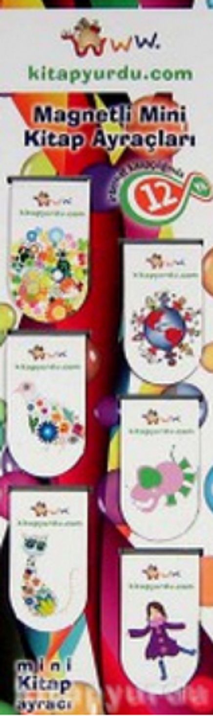 Magnetli Mini Kitap Ayraçları / Çocuk Temalı