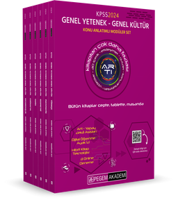 2024 KPSS Genel Yetenek Genel Kültür Konu Anlatımlı Modüler Set (6 Kitap)