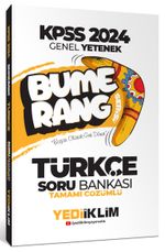 2024 KPSS Genel Yetenek Bumerang Türkçe Tamamı Çözümlü Soru Bankası