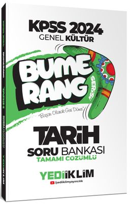 2024 KPSS Genel Kültür Bumerang Tarih Tamamı Çözümlü Soru Bankası 
