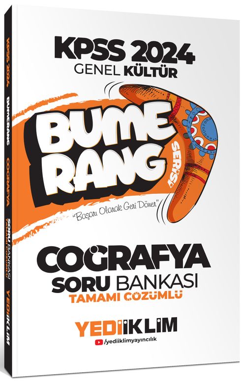 2024 KPSS Genel Kültür Bumerang Coğrafya Tamamı Çözümlü Soru Bankası