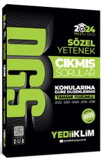 2024 DGS Sözel Yetenek Tamamı Çözümlü Konularına Göre Çıkmış Sorular