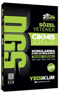 2024 DGS Sözel Yetenek Tamamı Çözümlü Konularına Göre Çıkmış Sorular 