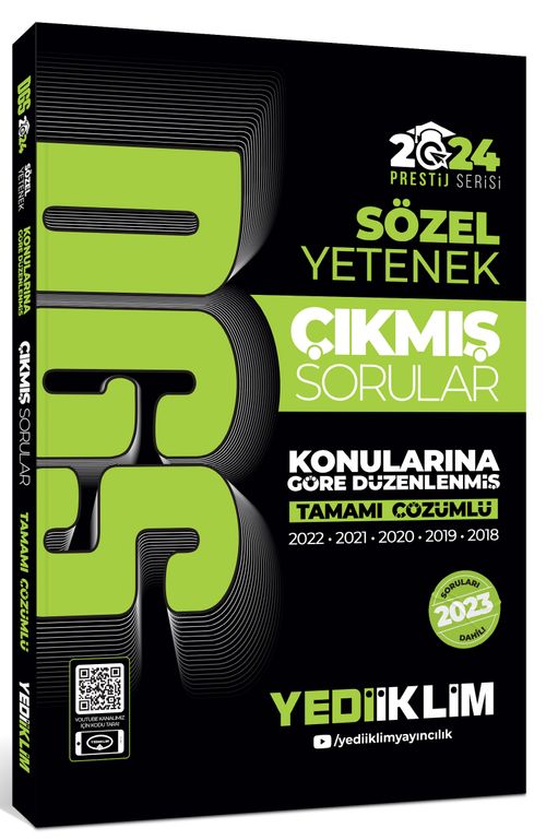 2024 DGS Sözel Yetenek Tamamı Çözümlü Konularına Göre Çıkmış Sorular