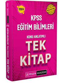 2024 KPSS Eğitim Bilimleri Konu Anlatımlı Tek Kitap