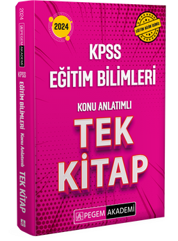 2024 KPSS Eğitim Bilimleri Konu Anlatımlı Tek Kitap