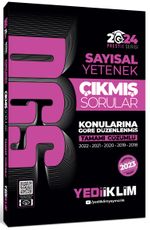 2024 DGS Sayısal Yetenek Konularına Göre Tamamı Çözümlü Çıkmış Sorular