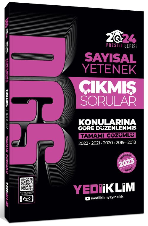 2024 DGS Sayısal Yetenek Konularına Göre Tamamı Çözümlü Çıkmış Sorular