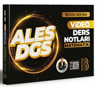 2024 ALES DGS Matematik Video Ders Notları 