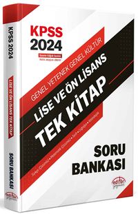 2024 KPSS Lise Ve Ön Lisans Tek Kitap Soru Bankası