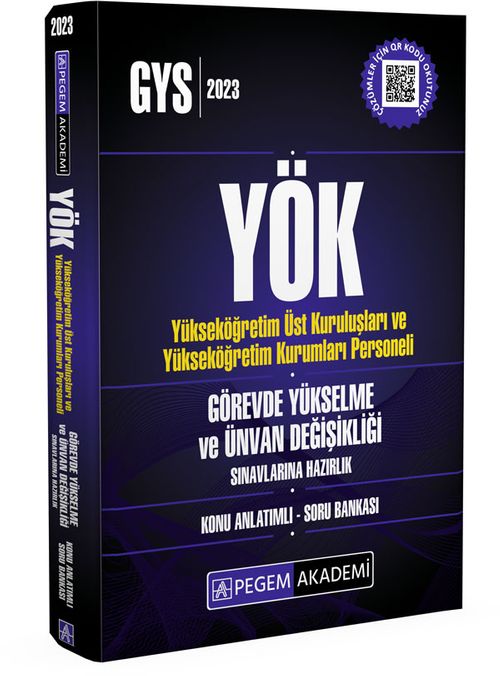 2023 YÖK Görevde Yükselme ve Ünvan Değişikliği Konu Anlatımlı Soru Bankası