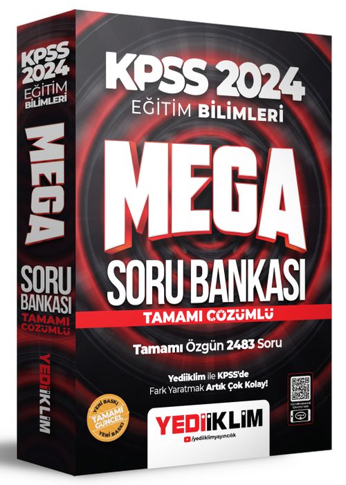 2024 KPSS Eğitim Bilimleri Mega Tamamı Çözümlü Soru Bankası