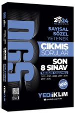 2024 DGS Sayısal Sözel Yetenek Tamamı Çözümlü Son 8 Sınav Çıkmış Sorular