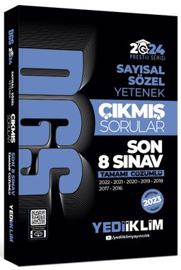 2024 DGS Sayısal Sözel Yetenek Tamamı Çözümlü Son 8 Sınav Çıkmış Sorular