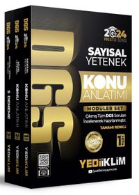 Yayınları 2024 DGS Konu Anlatımlı Modüler Set (3 Kitap)