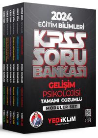 2024 KPSS Eğitim Bilimleri Tamamı Çözümlü Soru Bankası Modüler Set (6 Kitap)